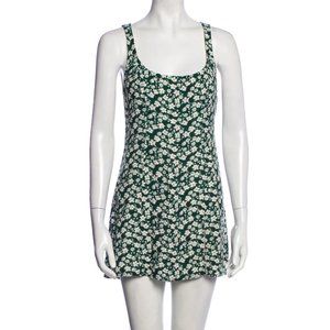 REFORMATION Noha Floral Print Mini Dress